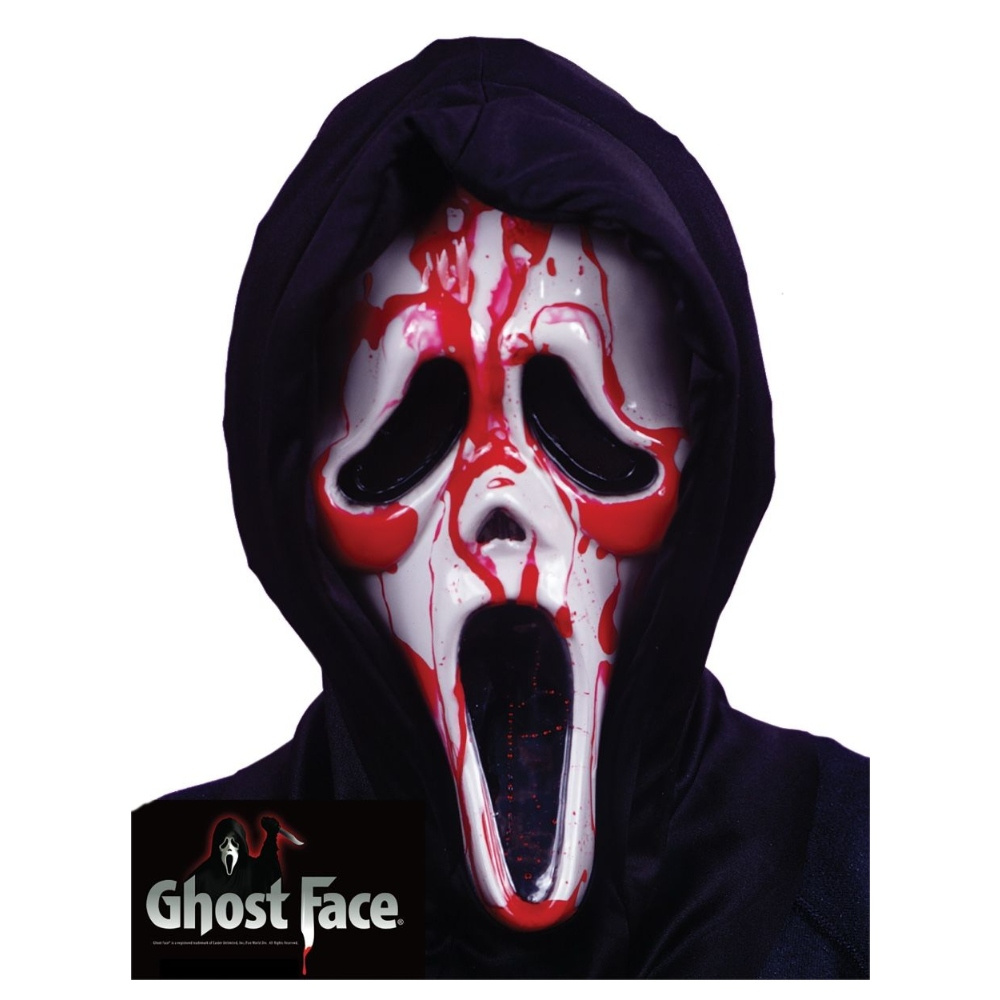 Hooded Bleeding Mask Ghost Face