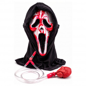 Hooded Bleeding Mask Ghost Face Hooded Bleeding Mask Ghost Face
