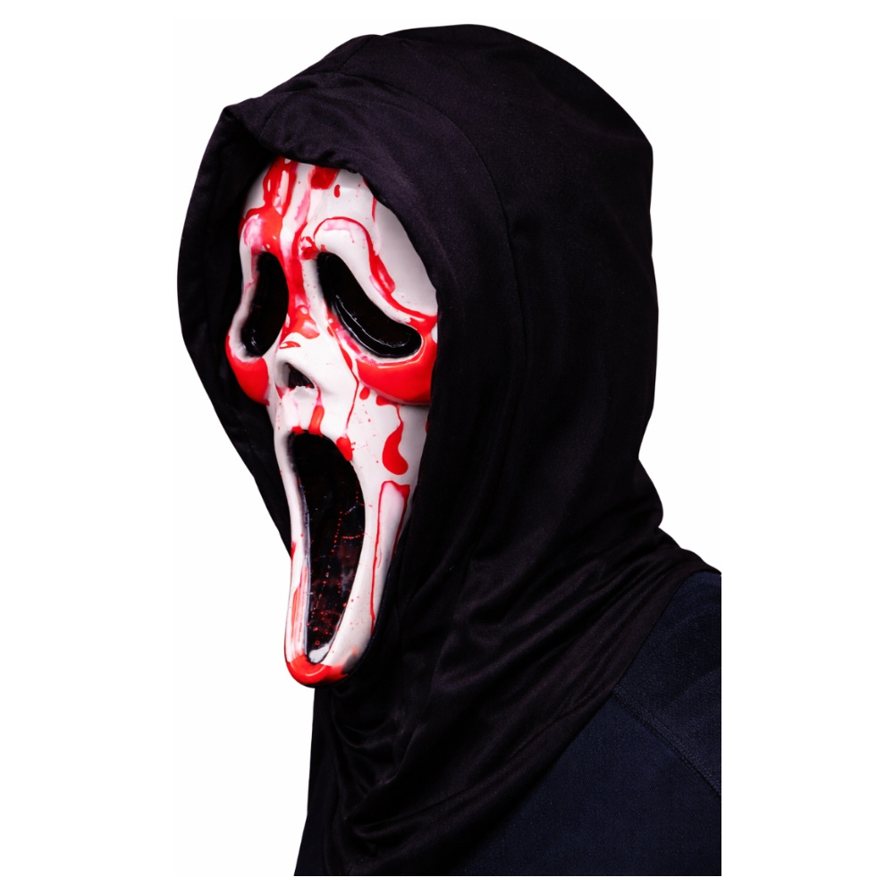 Hooded Bleeding Mask Ghost Face