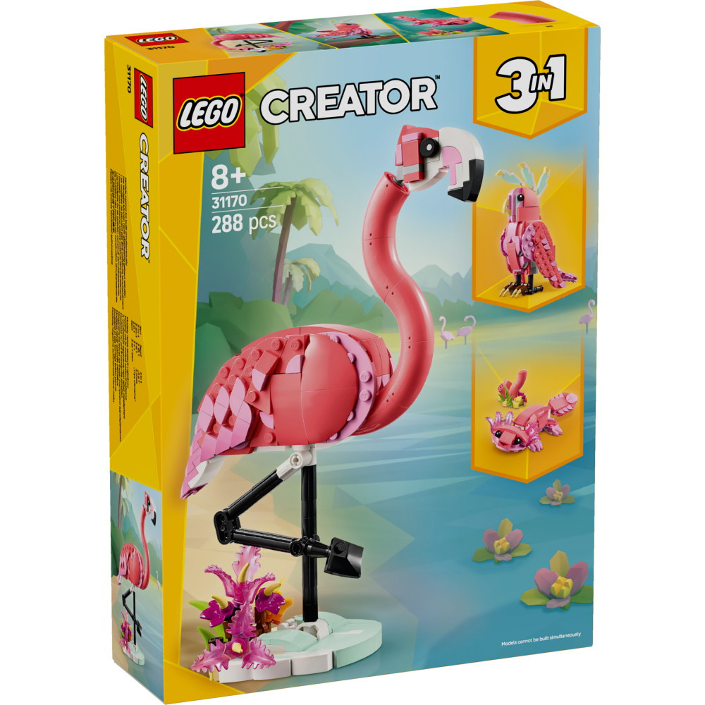 LEGO Creator - Villieläimet: vaaleanpunainen flamingo