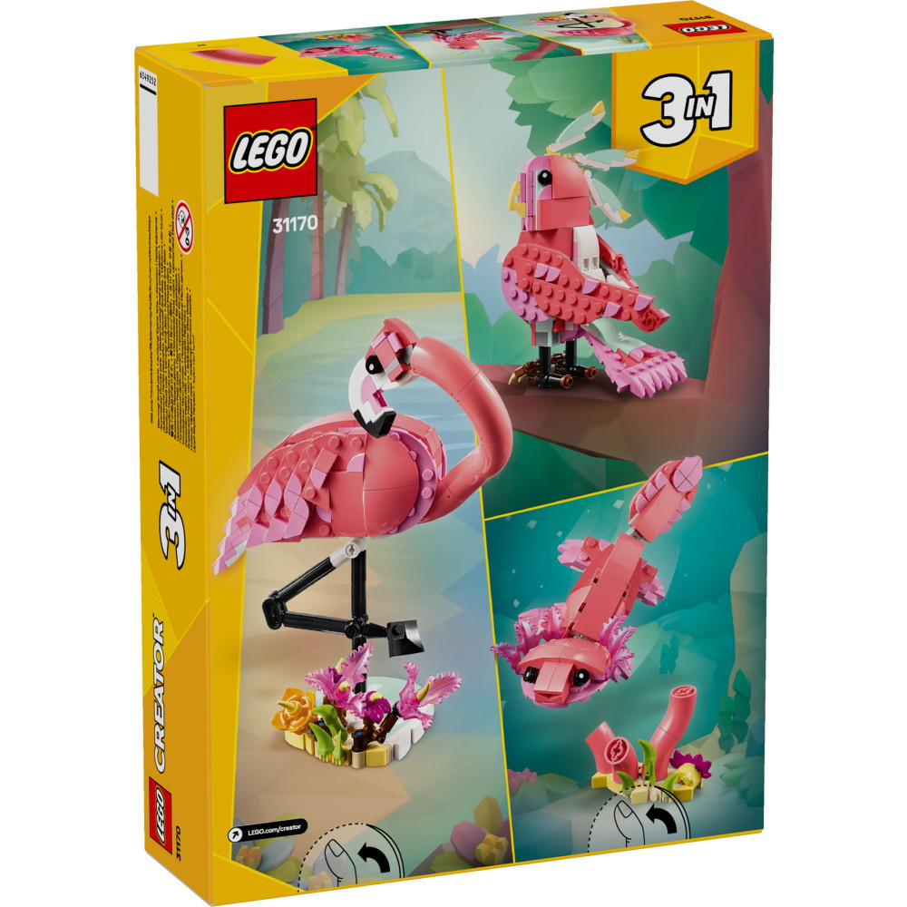 LEGO Creator - Villieläimet: vaaleanpunainen flamingo