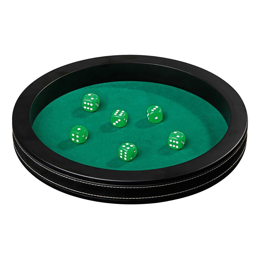 Dice Tray Large synthetic leather