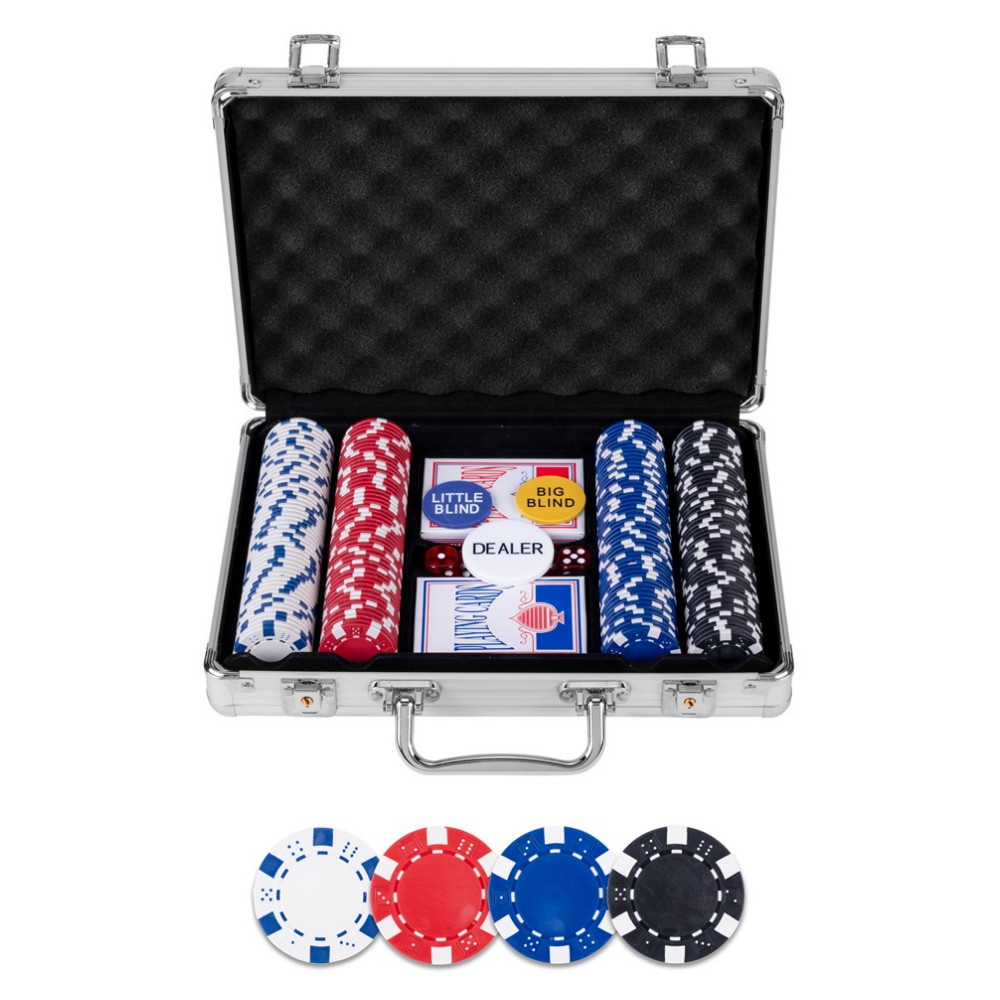 Pokerset Silver Basic 200