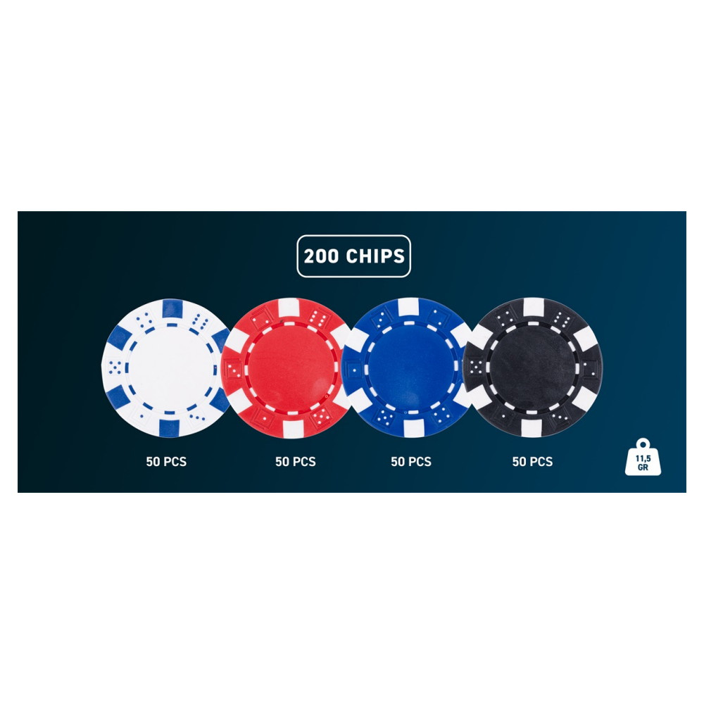 Pokerset Silver Basic 200