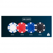 Pokerset Silver Basic 200 Pokerset Silver Basic 200