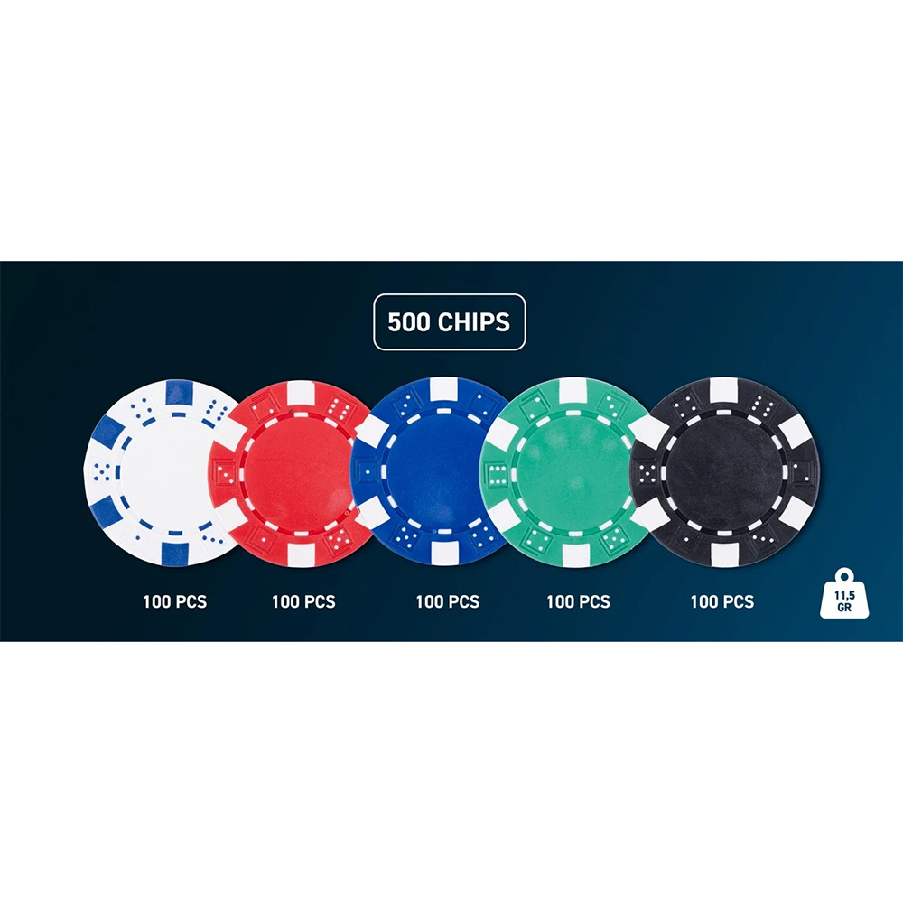Pokerset Silver Basic 500