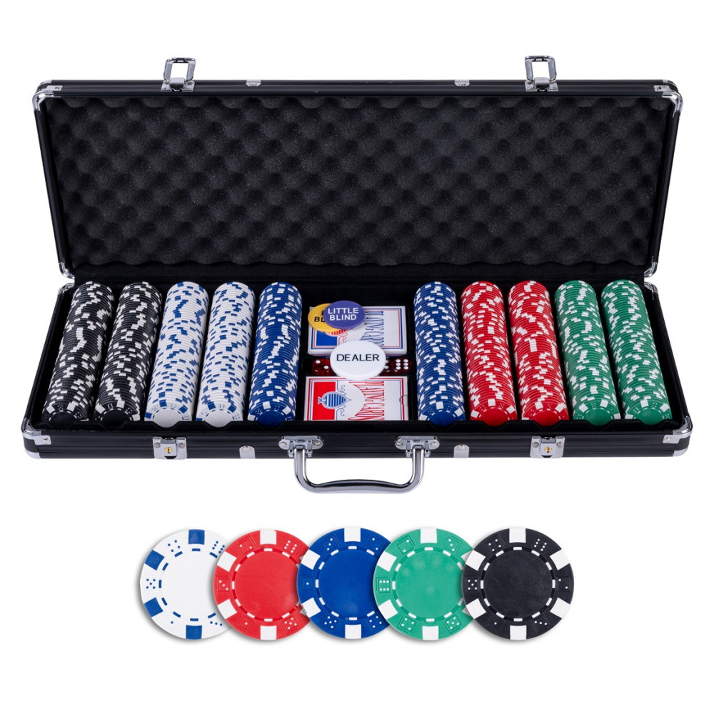Pokerset Black Basic 500