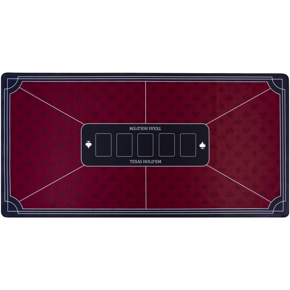 Pokeripöytäliina Texas Hold 'Em Red Medium
