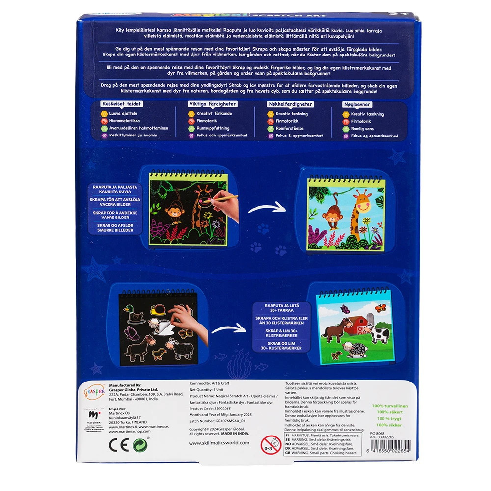 Magical Scratch Art - Eläimet