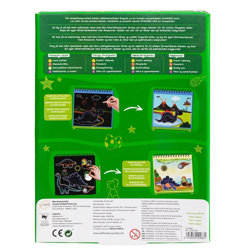 Magical Scratch Art - Dinosaurukset