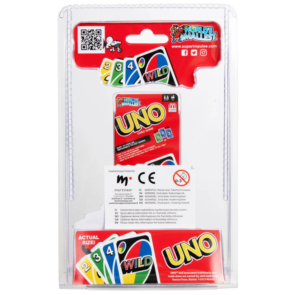 World's Smallest UNO (FI)