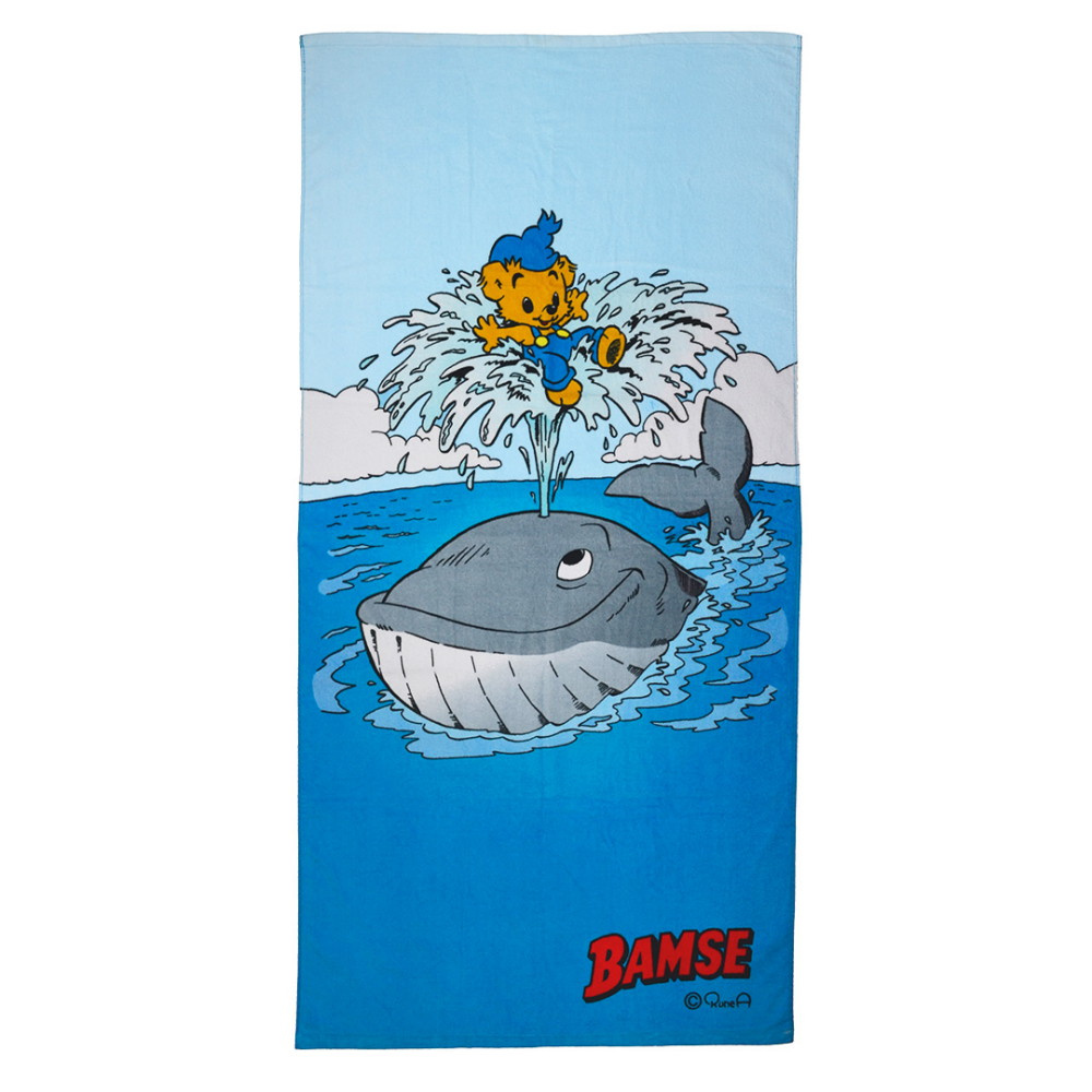 Bamse Bath towel, whale