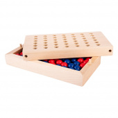 Wooden Connect 4 Travel Game Wooden Connect 4 Travel Game