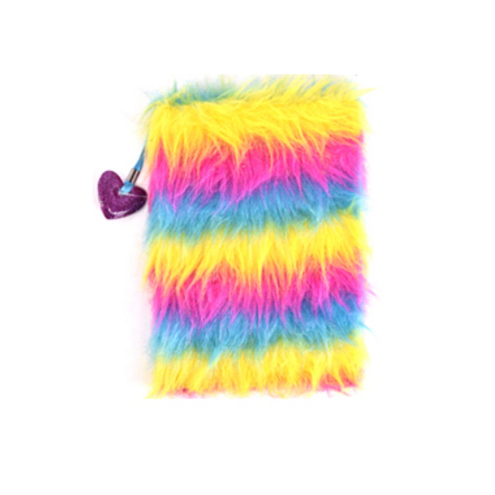 Muistikirja Pörröinen Sateenkaari