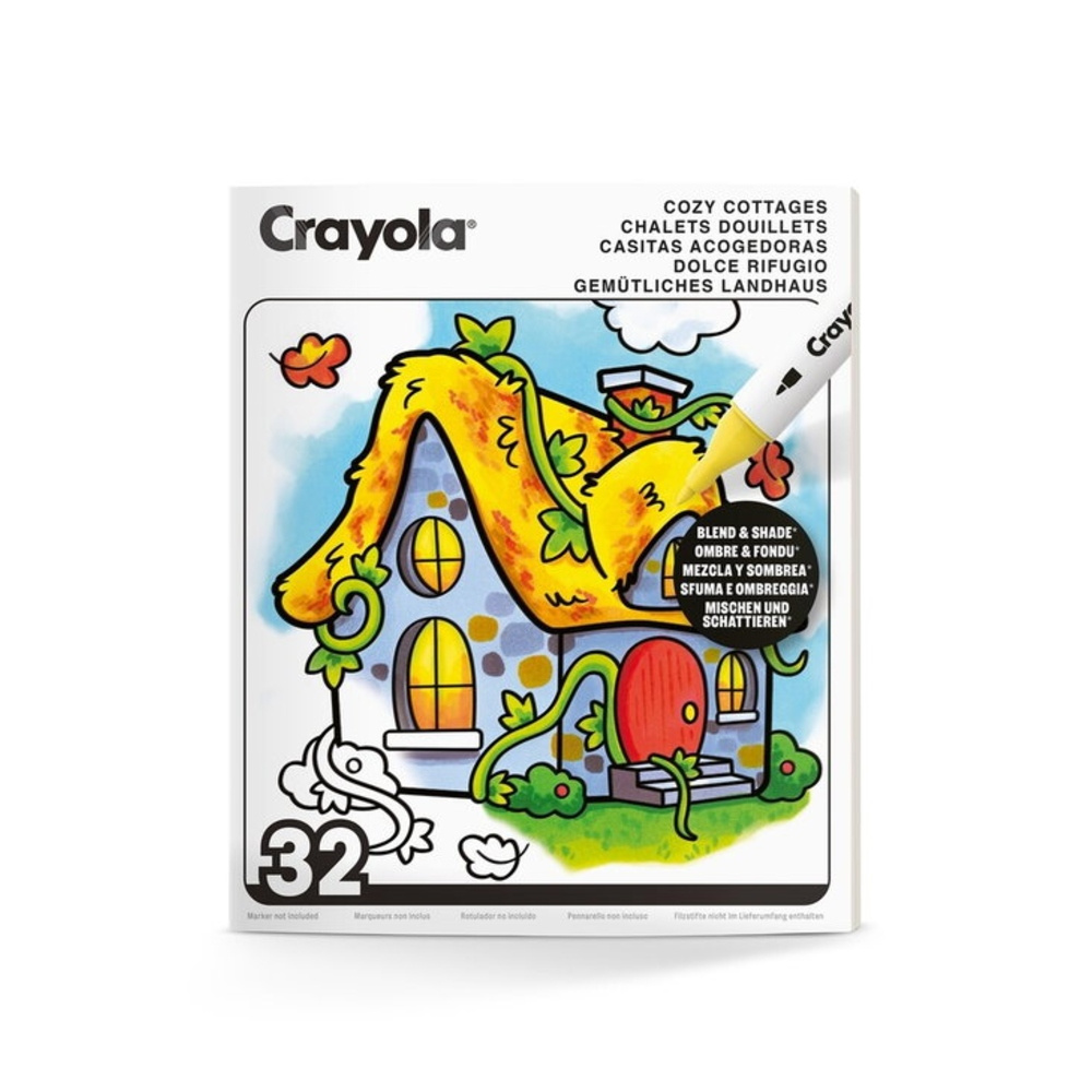 Crayola Värityskirja Cozy Cottage