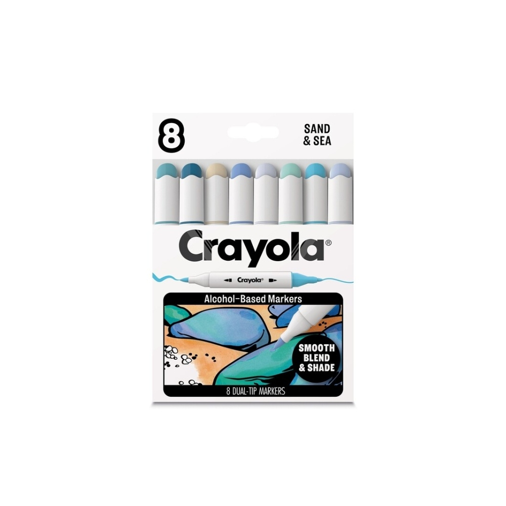 Crayola Tussit Sand & Sea 8 kpl