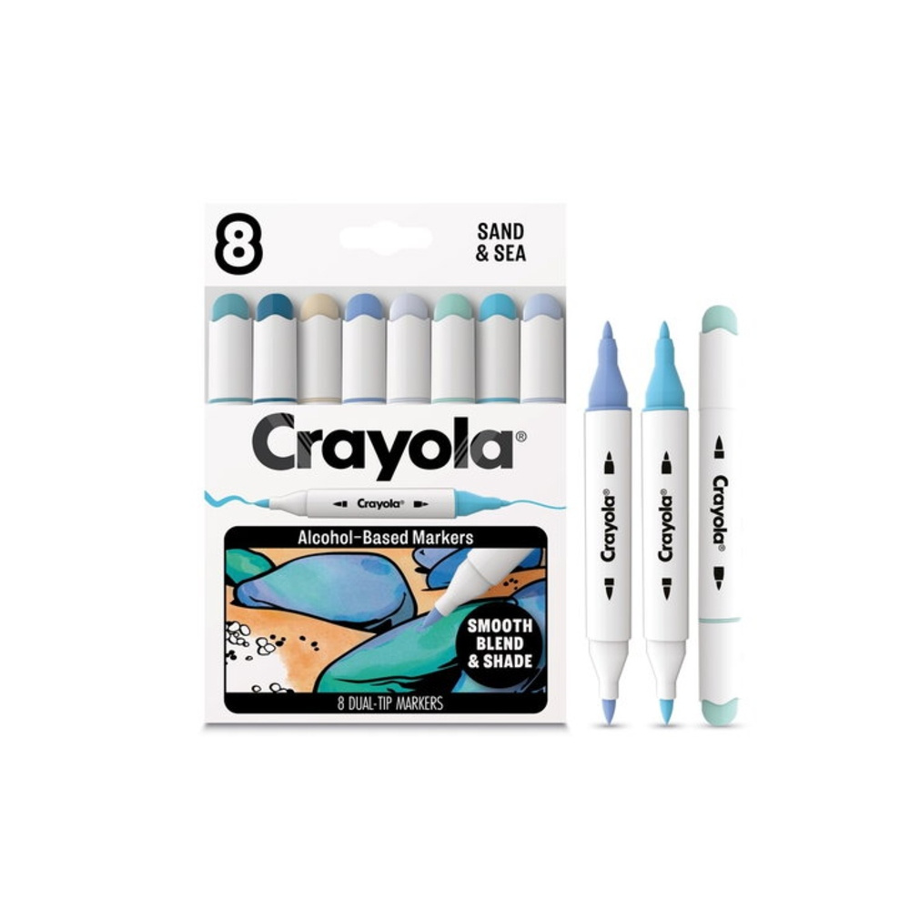Crayola Tussit Sand & Sea 8 kpl