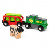 Brio - Paristokäyttöisellä maatilajunalla Brio - Paristokäyttöisellä maatilajunalla