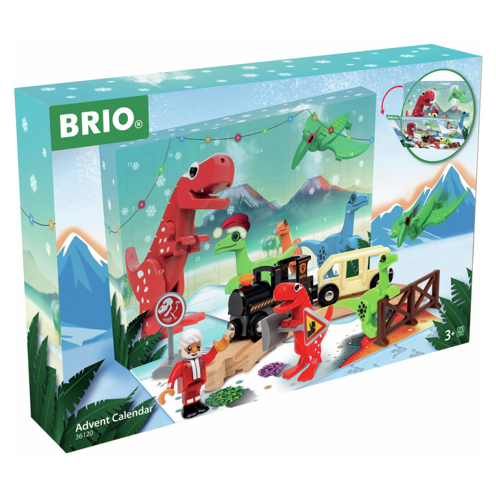 Brio Adventin kalenteri - Junat ja dinosaurukset