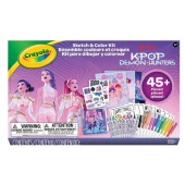 K-pop Demon Hunters Crayola Luonnostelu ja värityslaatikko K-pop Demon Hunters Crayola Luonnostelu ja värityslaatikko