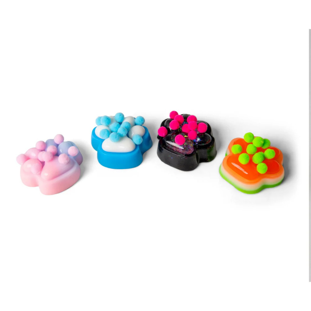 Scrunchems Sticky Squishy Paw Print 1 kpl