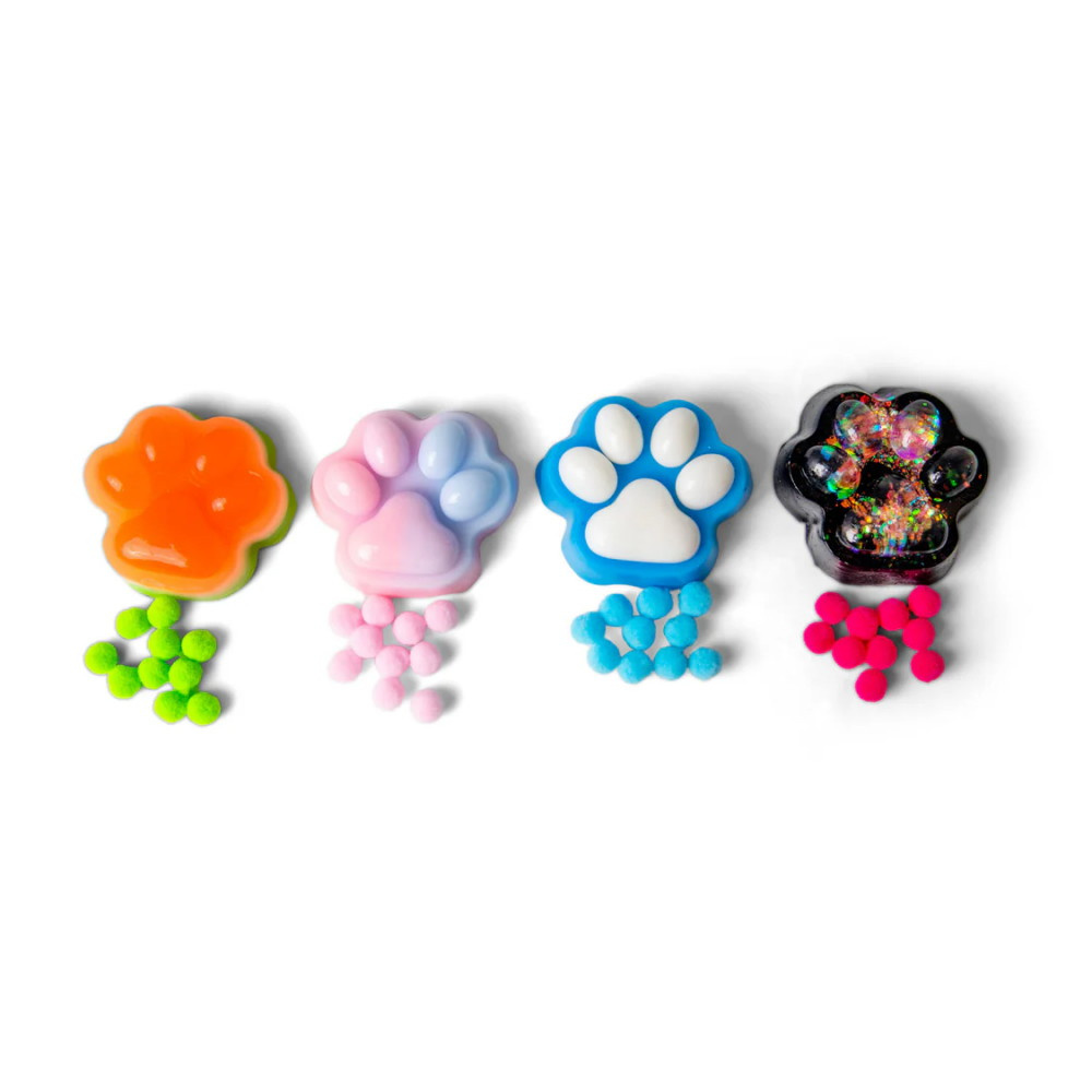 Scrunchems Sticky Squishy Paw Print 1 kpl