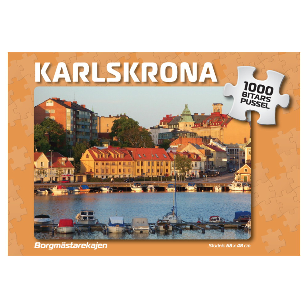 Palapeli: Karlskrona Borgmästarekajen 1000 Palaa