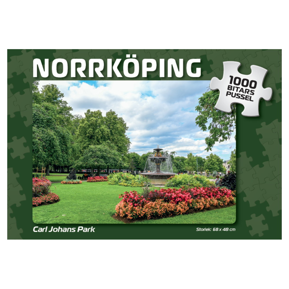 Palapeli: Norrköping Carl Johans Park 1000 Palaa