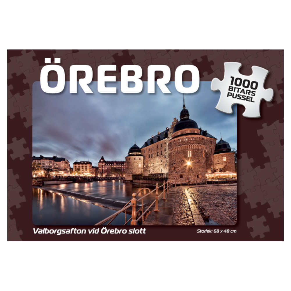 Palapeli: Valborgsafton vid Örebro slott 1000 Palaa