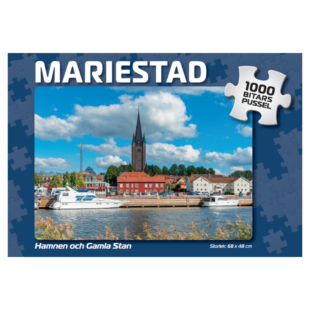 Palapeli: Mariestad Hamnen och Gamla Stan 1000 Palaa