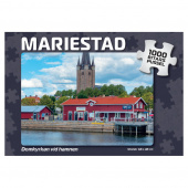Palapeli: Mariestad Domkyrkan vid hamnen 1000 Palaa