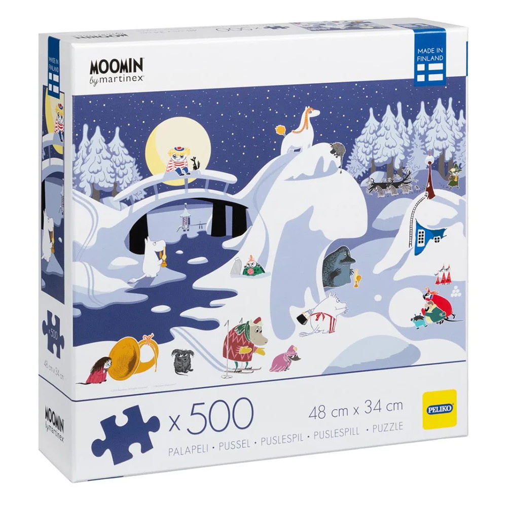 Peliko: Moomin Talvimaisema 500 Palaa