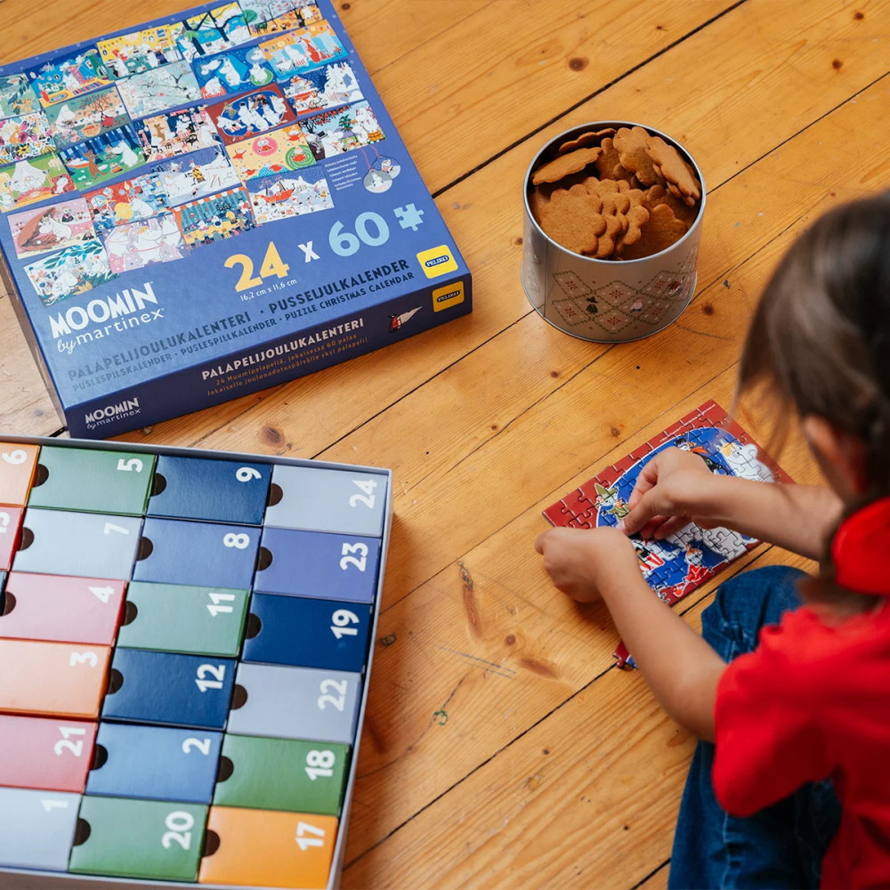 Muumi-aiheinen joulukalenteri
