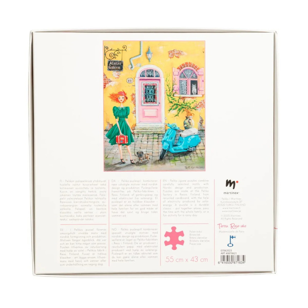 Peliko Puzzle - Mademoiselle 750 Pieces