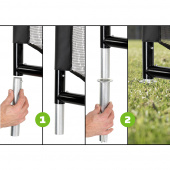 Coppa Steel Soccer Goal 220 x 170 cm Coppa Steel Soccer Goal 220 x 170 cm