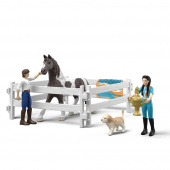 Schleich Horse Club - Kim's Vaulting Set Schleich Horse Club - Kim's Vaulting Set