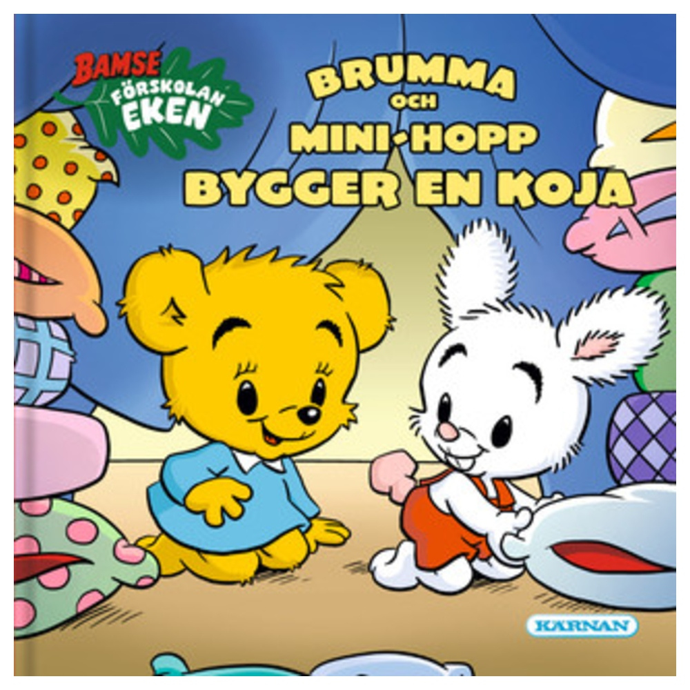 Brumma och Mini Hopp Kirja Rakentaa majan