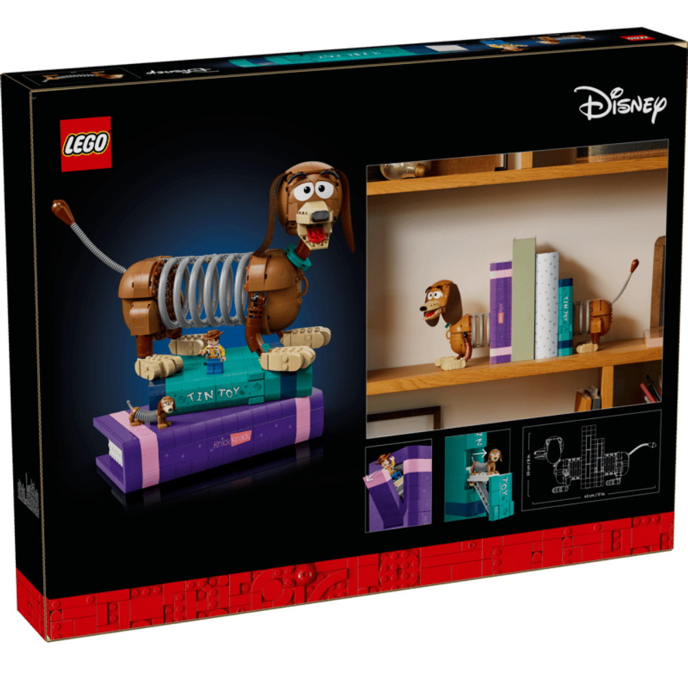 LEGO Disney - Toy Story -kirjateline, jossa on Slinky-koira