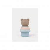 Teddykompaniet Stacking toy Teddy, Silicone Teddykompaniet Stacking toy Teddy, Silicone