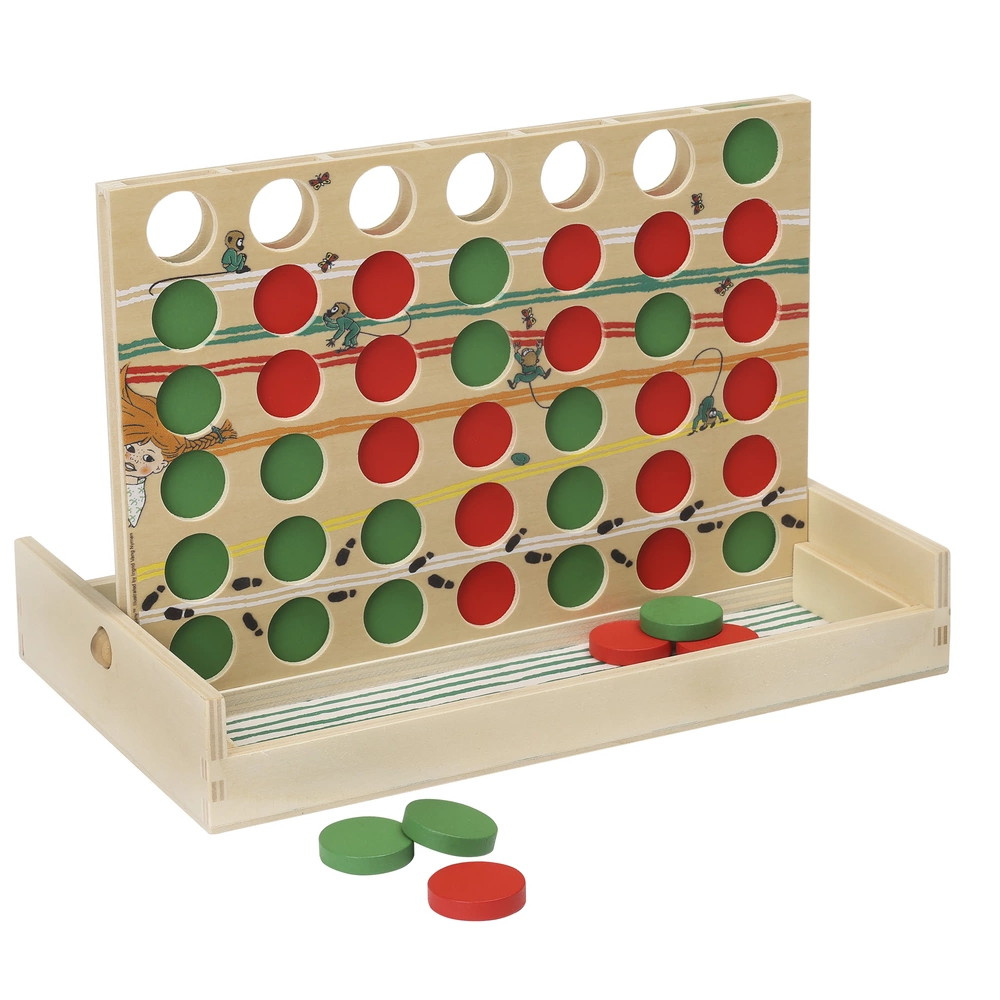 Neljä peräkkäin - Peppi Pitkätossu