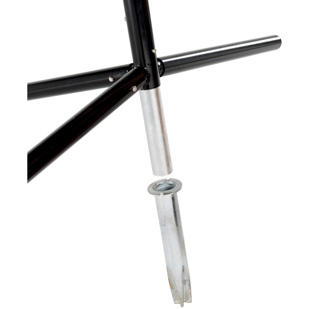 EXIT säädettävä urheiluverkko 243x500 cm – musta