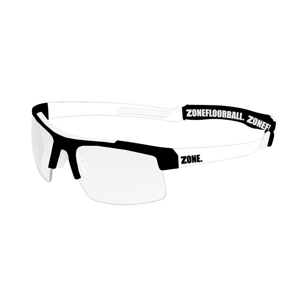 Zone-Suojalasit Jr Musta/Valkoinen