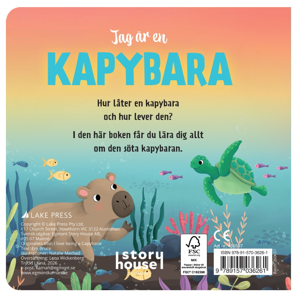 Jag är en Kabybara Pehmokirja