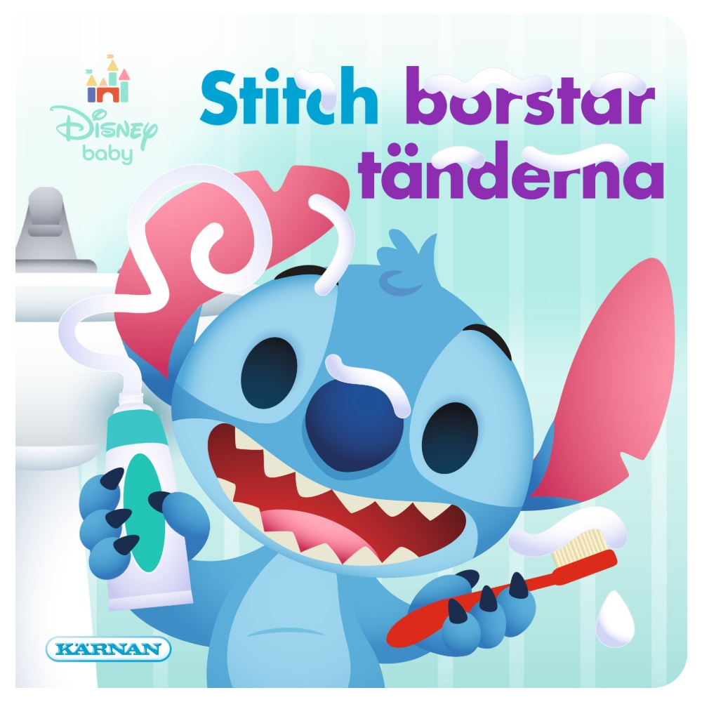 Stitch  Lastenkirja Harjaa hampaitaan
