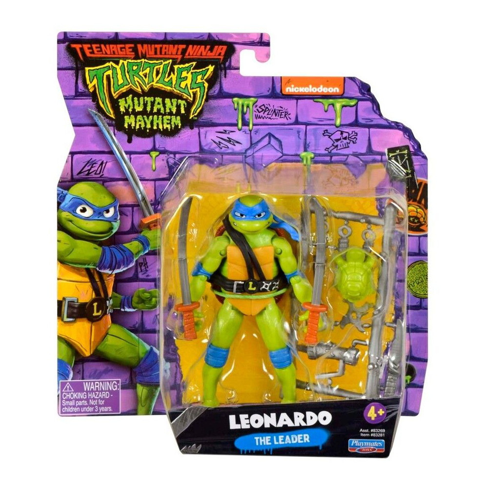 Turtles Mutant Mayhem Basic Figures Leonardo