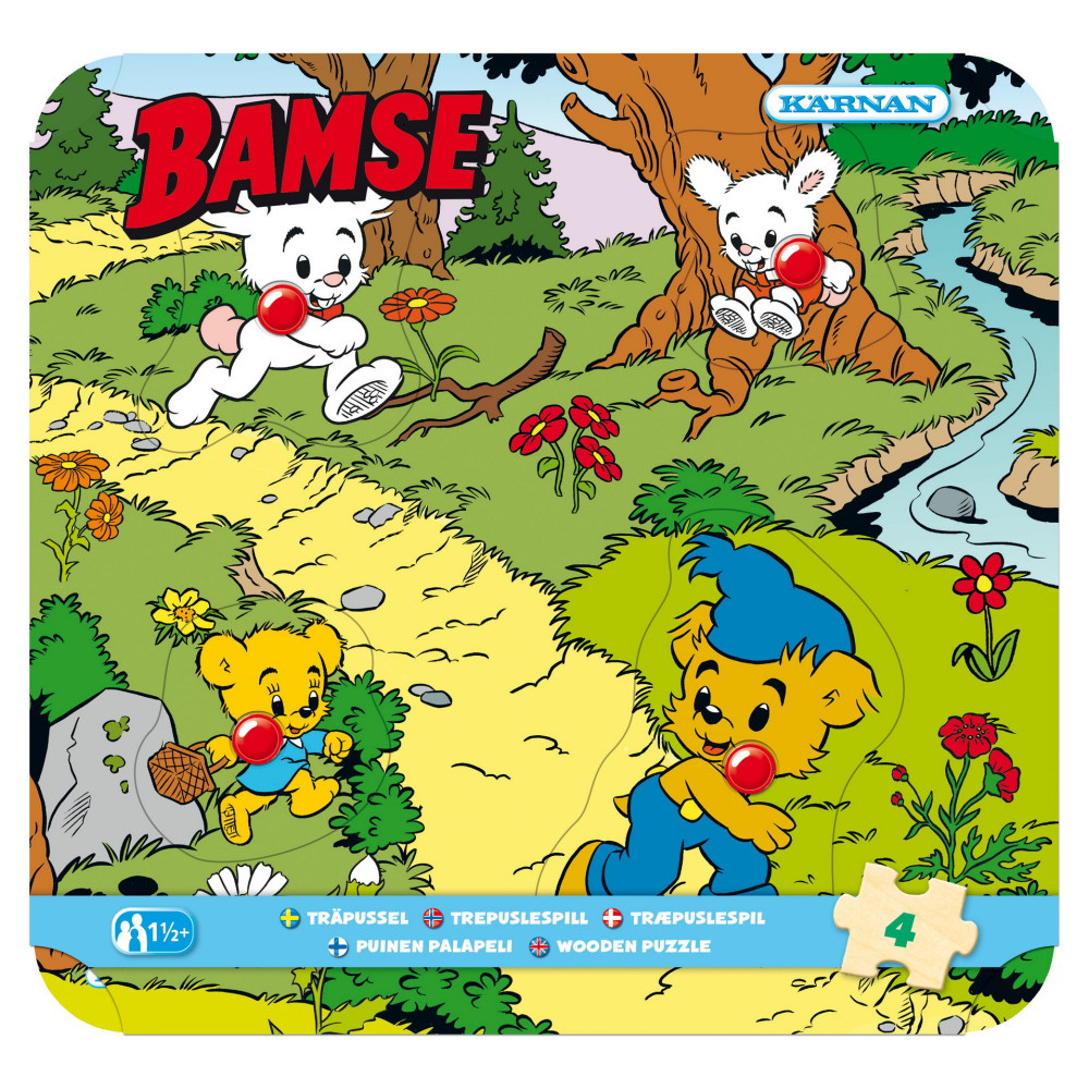Nuppipalapeli Bamse 4 Palaa