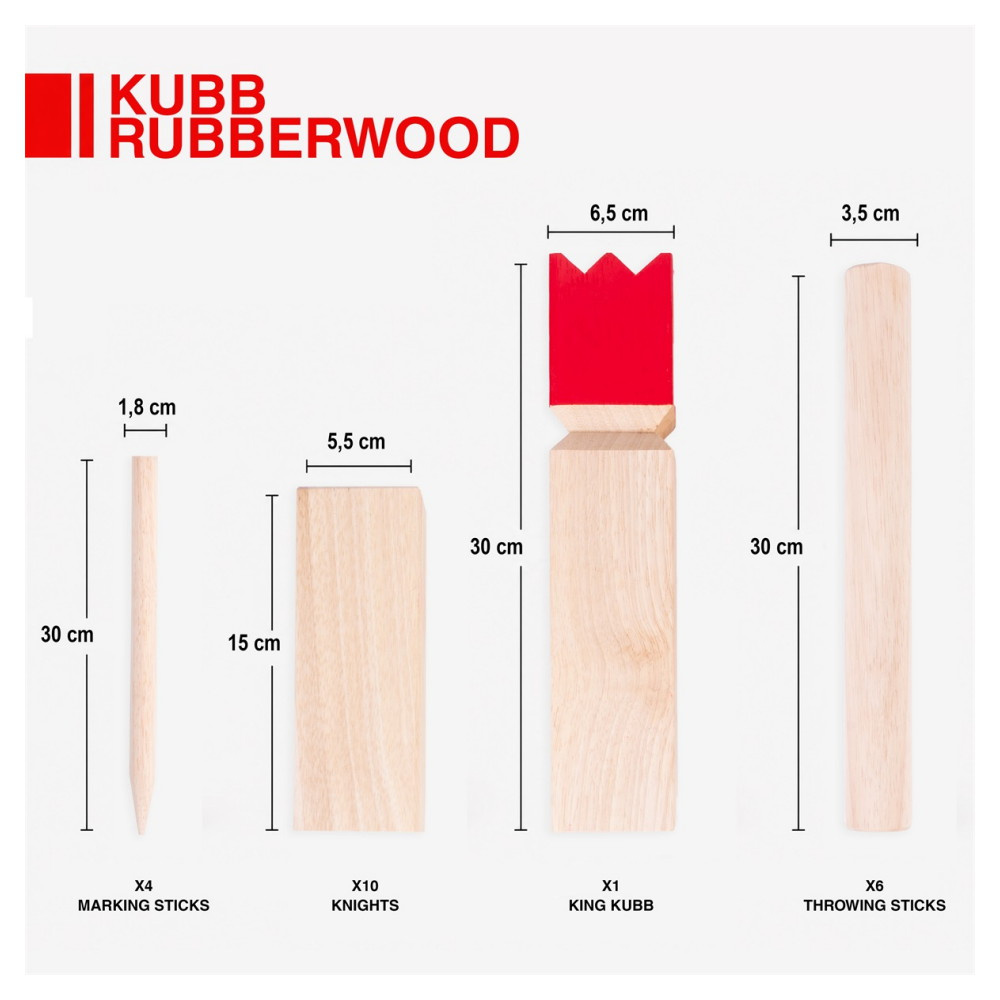 Engelhart Kubb Red King - Kumipuu