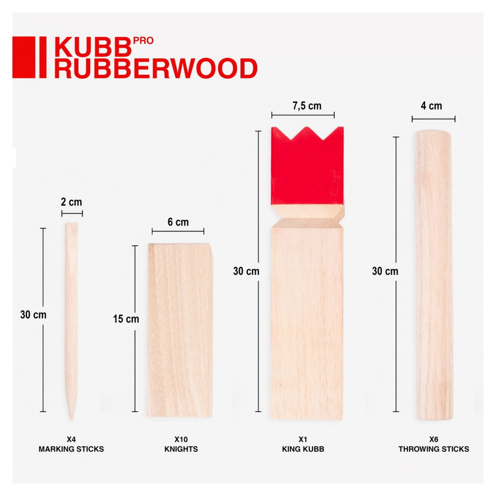 Engelhart Kubb Red King Pro - Kumipuu