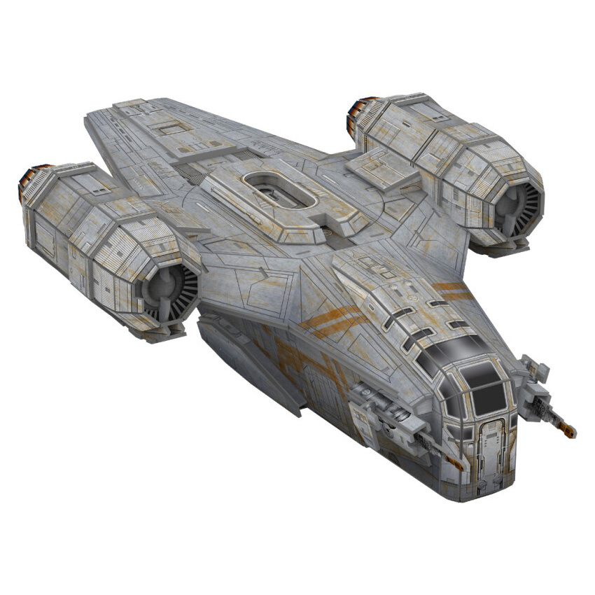 4D Model Kit -  Star Wars Razor Crest 140 Palaa