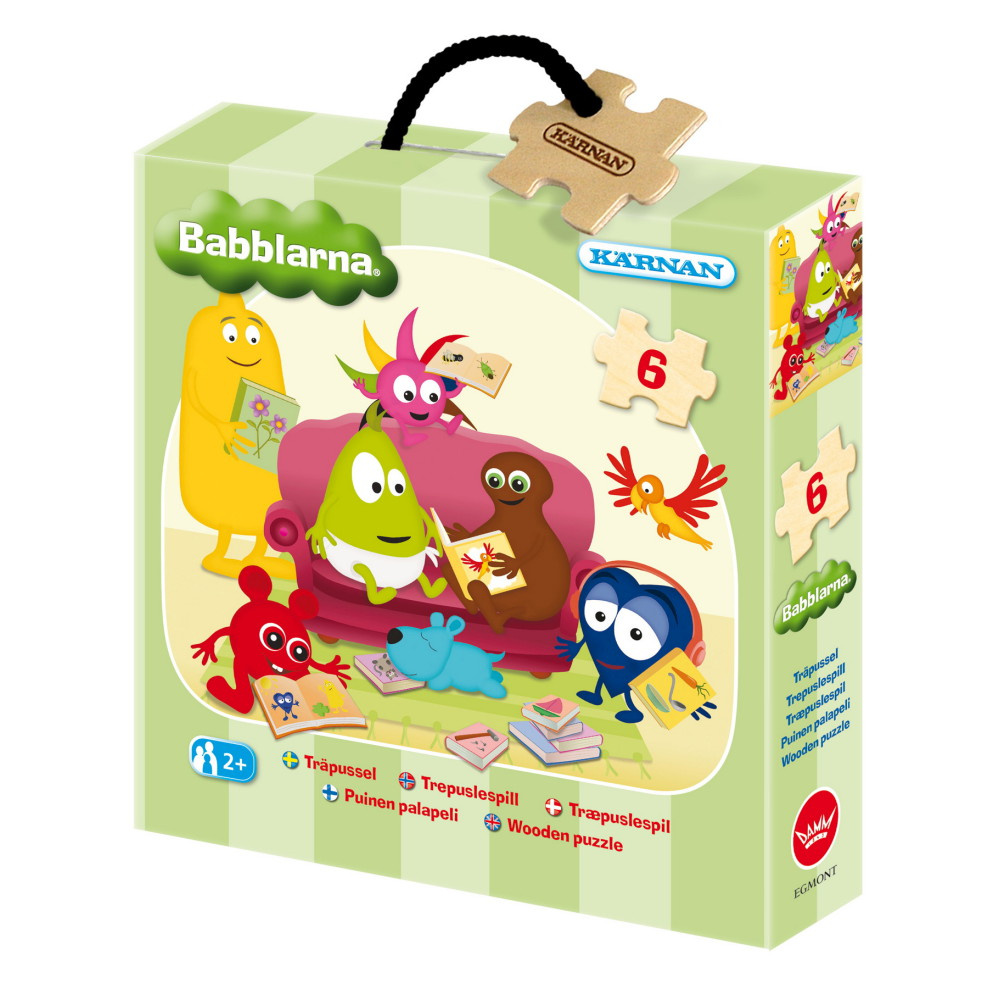 Kärnan puinen palapeli – Babblarna 6 palaa
